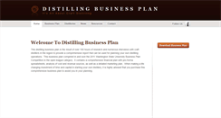 Desktop Screenshot of distillingbusinessplan.com