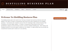 Tablet Screenshot of distillingbusinessplan.com